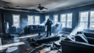 How long does it take to clean a house from smoke damage?